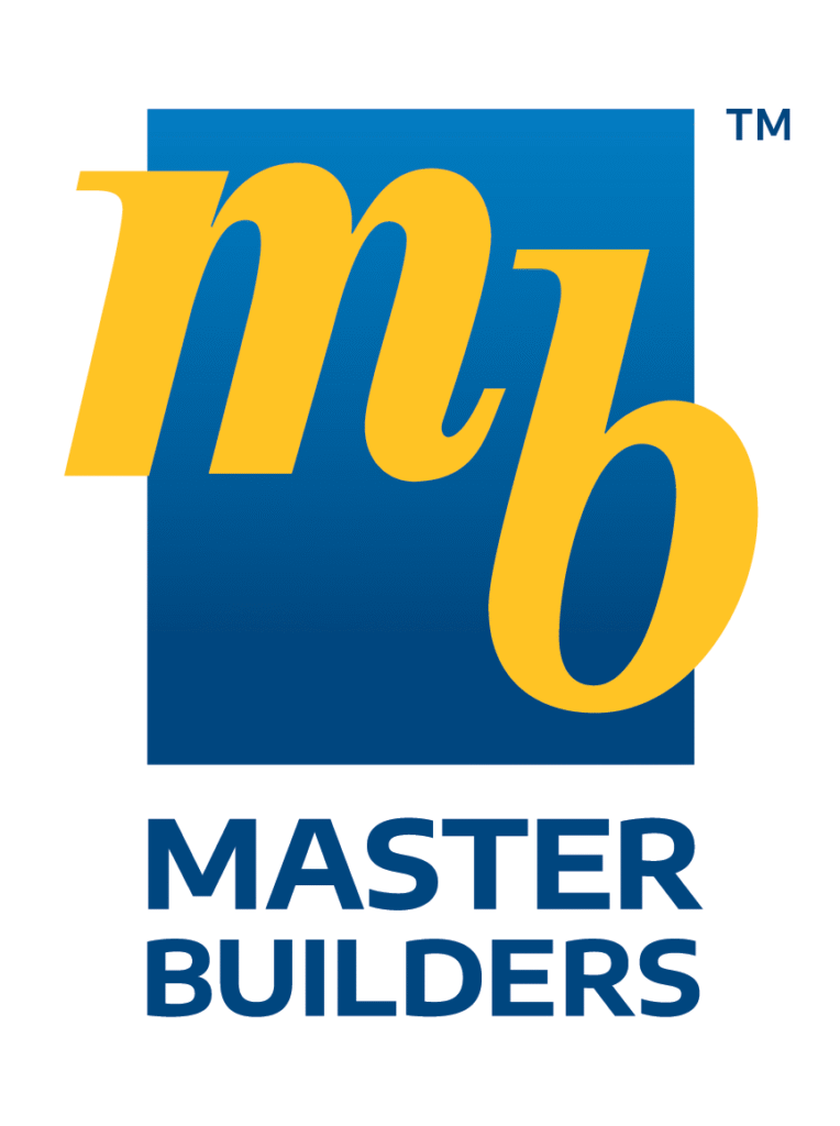 Master Builders logo representing the certified quality assurance behind Builders Rodney’s trusted workmanship.