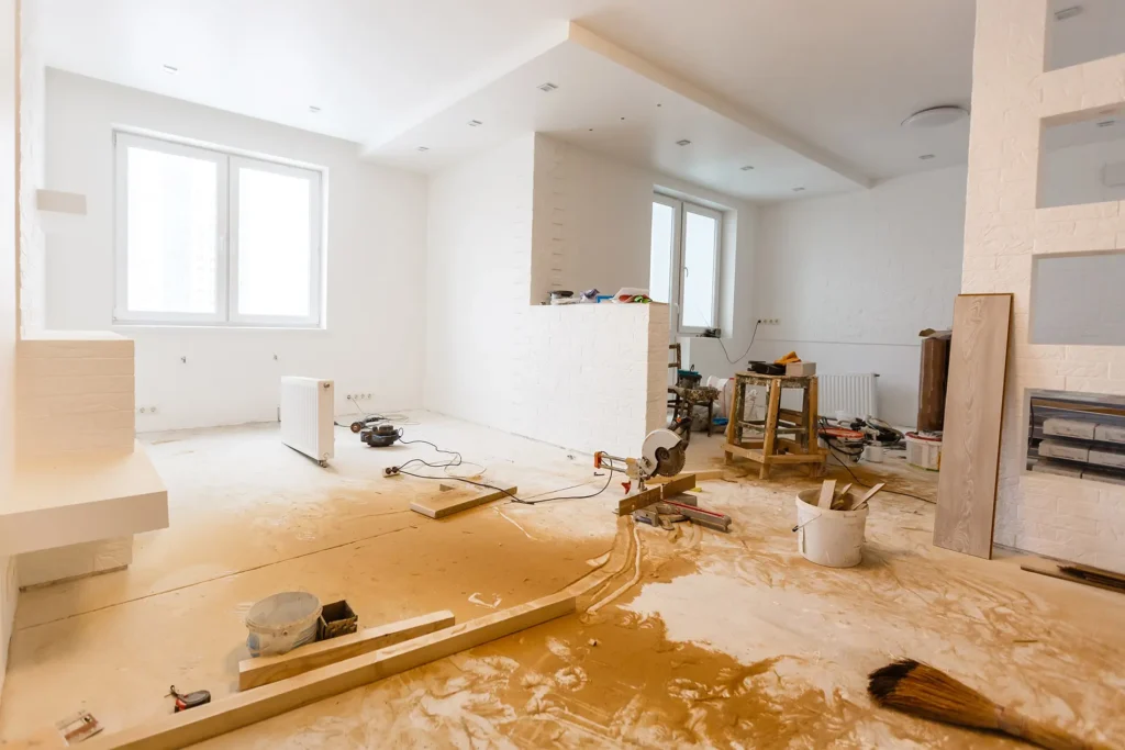 Home interior under renovation by Builders Rodney showcasing builders rodney quality craftsmanship